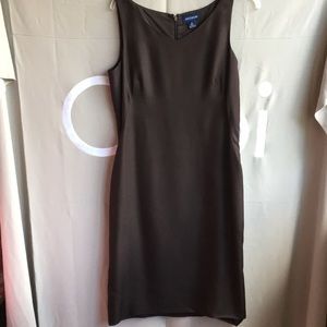 Ann Taylor chocolate brown Silk dress